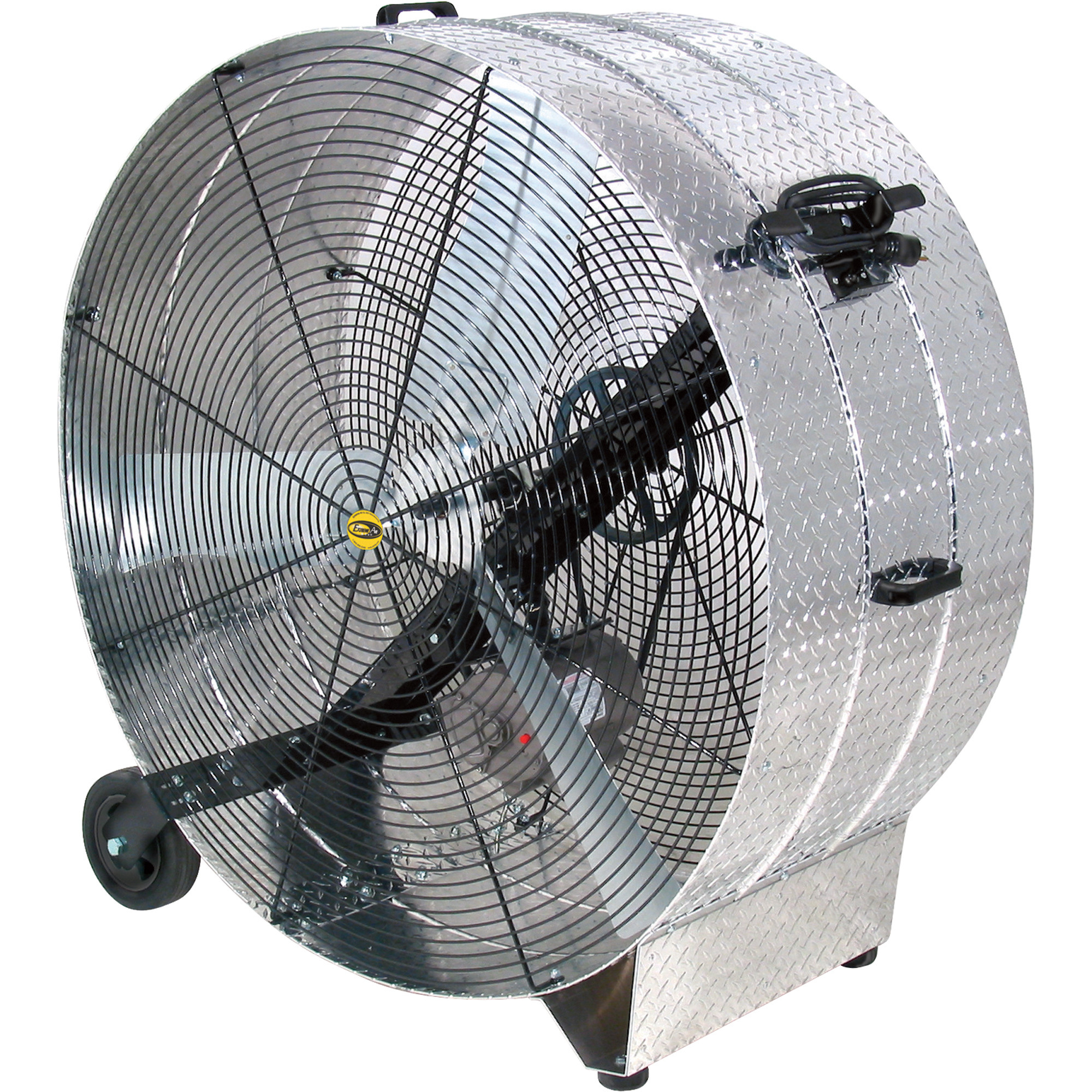 J&D Sales Belt-Drive Drum Fan, 1 HP, 48in., 23,500 CFM, Model# V1481WB